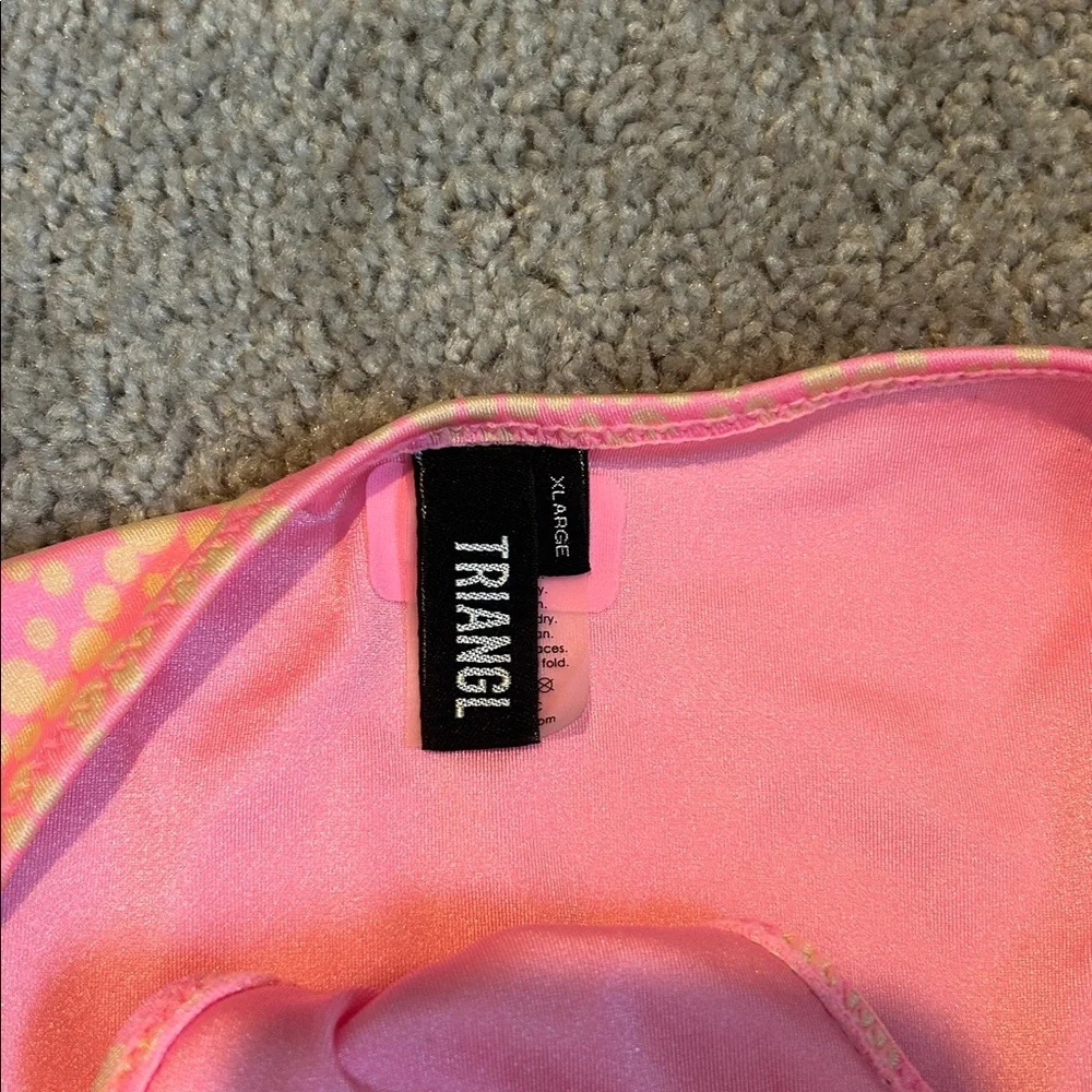 Triangl Bikini Pink Polka Dot - Picture 2 of 3